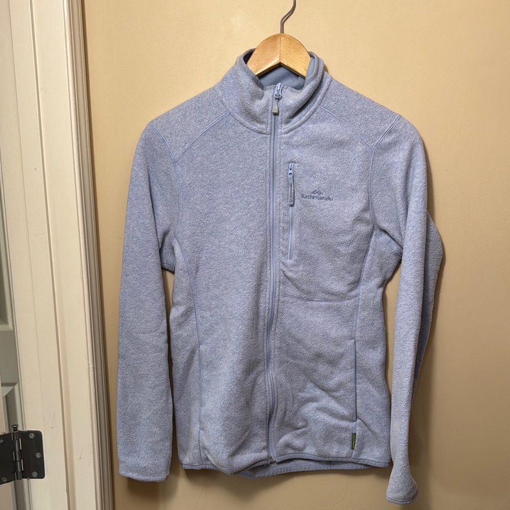 KATHMANDU Light Blue/Lilac Full-Zip Fleece Jacket